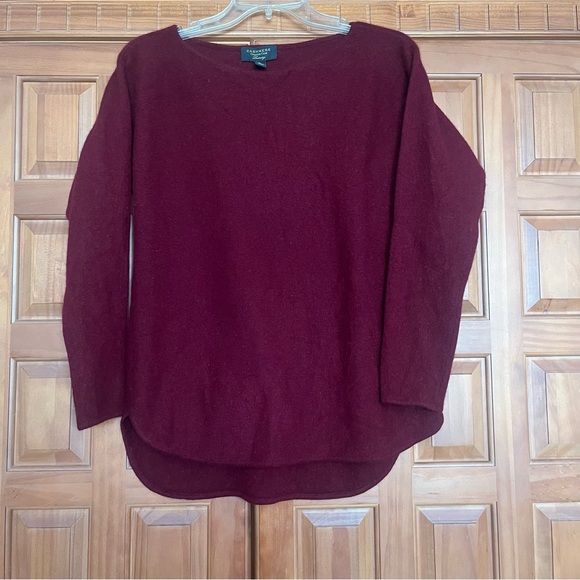 Charter Club Sweaters - Cashmere Charter Club Luxury Women’s Maroon 100% Cashmere Size S Good Condition